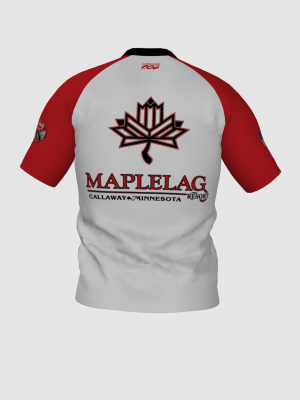 Podiumwear Men's V-Neck Tee (Running) Back View