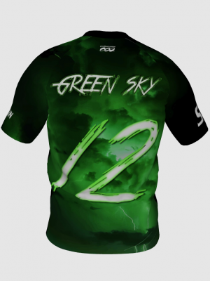 Podiumwear Men's V-Neck Tee (Running) Back View