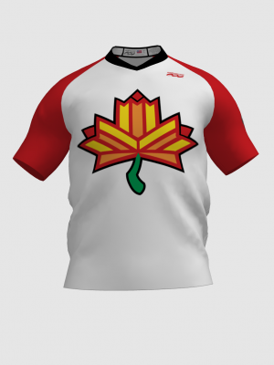 Podiumwear Men's V-Neck Tee (Running) Front View