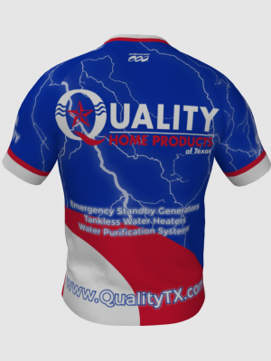 Podiumwear Men's Crew Neck Tee (Nordic Skiing) Back View