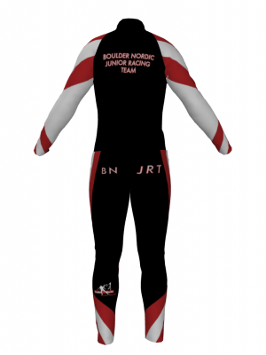 Podiumwear Nordic Child's Two-Piece Race Suit (Nordic Skiing) Back View