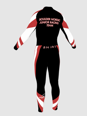 Podiumwear Nordic Child's Two-Piece Race Suit (Nordic Skiing) Back View
