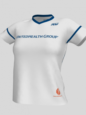 Podiumwear Women's V-Neck Tee (Nordic Skiing) Front View