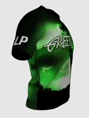 Podiumwear Men's V-Neck Tee (Running) Side View