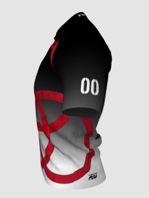 Podiumwear Men's V-Neck Tee (Running) Side View