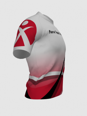 Podiumwear Men's V-Neck Tee (Running) Side View