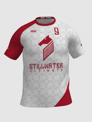 Podiumwear Men's V-Neck Tee (Running) Front View