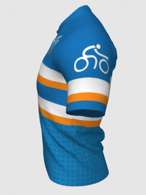 Podiumwear Men's V-Neck Tee (Running) Side View