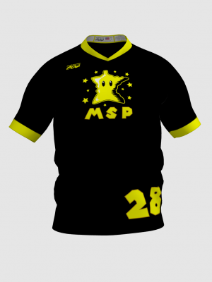 Podiumwear Men's V-Neck Tee (Running) Front View