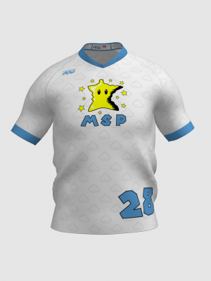 Podiumwear Men's V-Neck Tee (Running) Front View