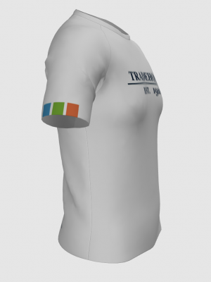 Podiumwear Women's Crew Neck Tee (Running) Side View