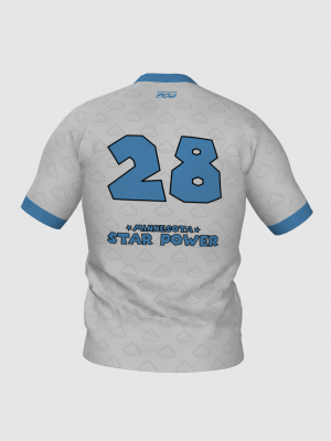 Podiumwear Men's V-Neck Tee (Running) Back View