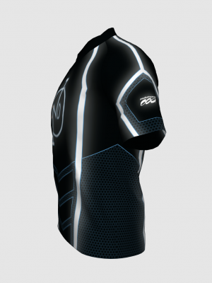 Podiumwear Men's V-Neck Tee (Running) Side View