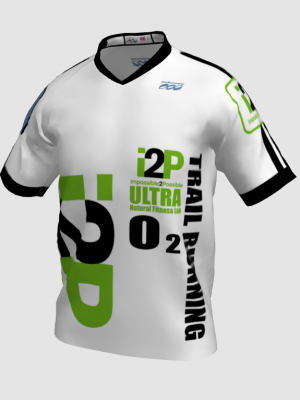 Podiumwear Men's V-Neck Tee (Running) Front View