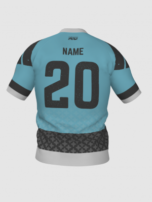 Podiumwear Men's V-Neck Tee (Running) Back View