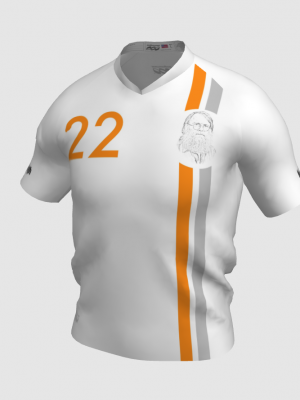 Podiumwear Men's V-Neck Tee (Running) Front View