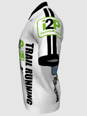 Podiumwear Men's V-Neck Tee (Running) Side View