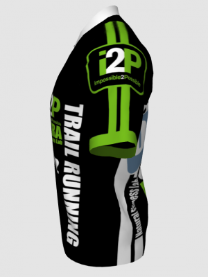 Podiumwear Men's V-Neck Tee (Running) Side View