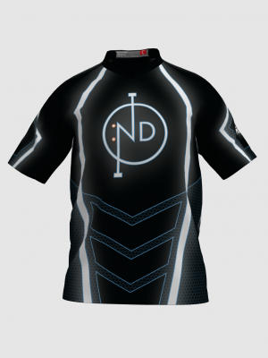 Podiumwear Men's V-Neck Tee (Running) Front View