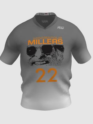 Podiumwear Men's V-Neck Tee (Running) Front View