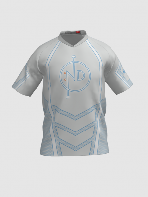 Podiumwear Men's V-Neck Tee (Running) Front View