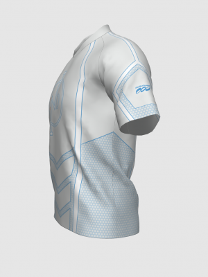 Podiumwear Men's V-Neck Tee (Running) Side View