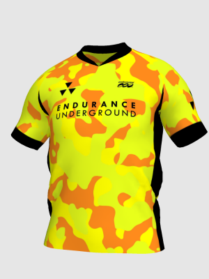 Podiumwear Men's V-Neck Tee (Running) Front View