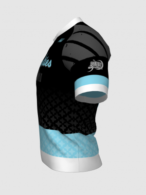 Podiumwear Men's V-Neck Tee (Running) Side View