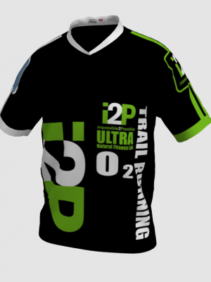 Podiumwear Men's V-Neck Tee (Running) Front View