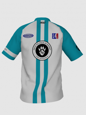 Podiumwear Men's V-Neck Tee (Running) Back View