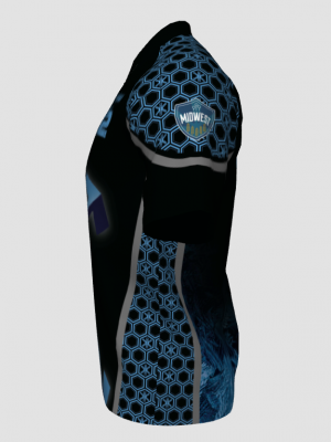 Podiumwear Men's V-Neck Tee (Running) Side View