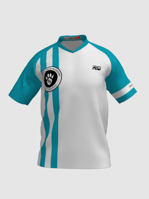 Podiumwear Men's V-Neck Tee (Running) Front View