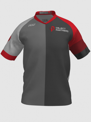 Podiumwear Men's V-Neck Tee (Running) Front View