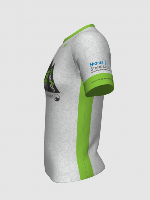 Podiumwear Women's Crew Neck Tee (Running) Side View