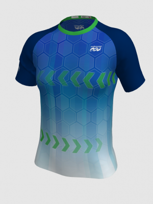 Podiumwear Women's Crew Neck Tee (Running) Front View
