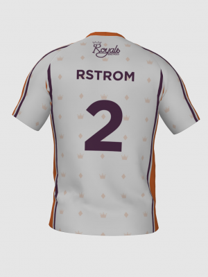 Podiumwear Men's V-Neck Tee (Running) Back View