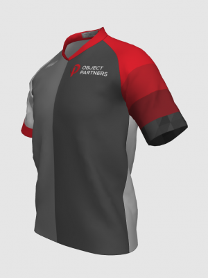 Podiumwear Men's V-Neck Tee (Running) Side View