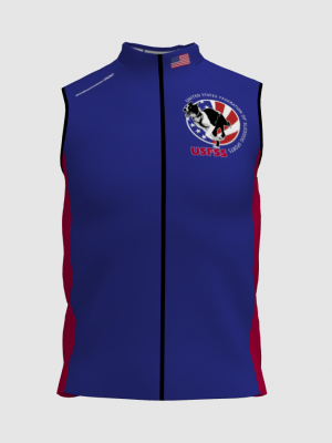 Podiumwear Silver Vest Unisex (Nordic Skiing) Front View