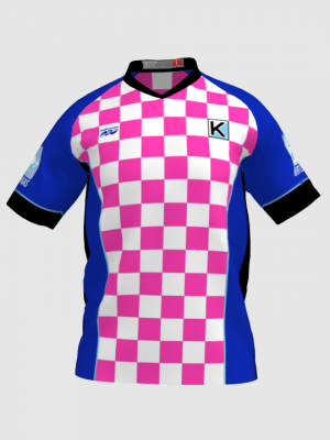 Podiumwear Men's V-Neck Tee (Running) Front View