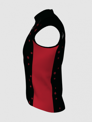 Podiumwear Silver Vest Unisex (Nordic Skiing) Side View