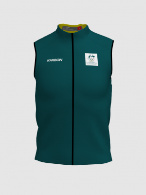 Podiumwear Silver Vest Unisex (Nordic Skiing) Front View