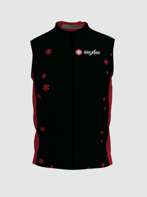 Podiumwear Silver Vest Unisex (Nordic Skiing) Front View