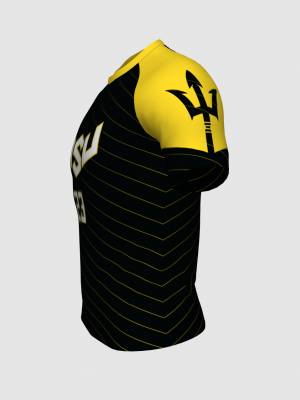 Podiumwear Men's V-Neck Tee (Running) Side View