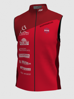Podiumwear Silver Vest Unisex (Nordic Skiing) Front View