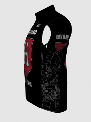 Podiumwear Silver Vest Unisex (Nordic Skiing) Side View