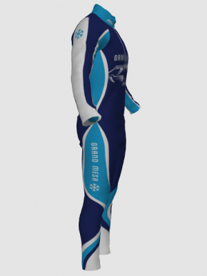 Podiumwear Nordic Child's Two-Piece Race Suit (Nordic Skiing) Side View