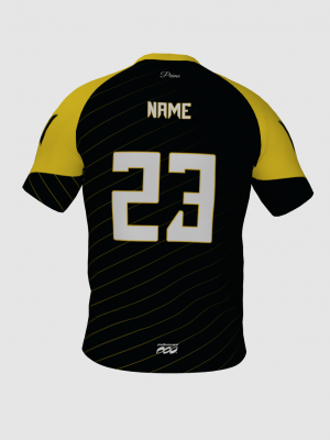 Podiumwear Men's V-Neck Tee (Running) Back View