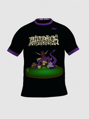 Podiumwear Men's V-Neck Tee (Running) Front View