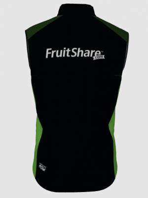 Podiumwear Silver Vest Unisex (Nordic Skiing) Back View