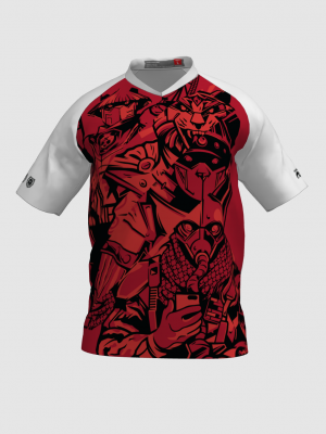 Podiumwear Men's V-Neck Tee (Running) Front View